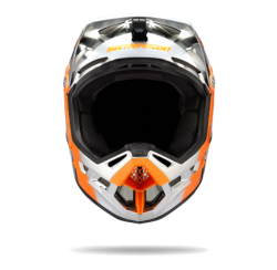 100% helma integrální AIRCRAFT DH -  R8 Chrome Orange - MD