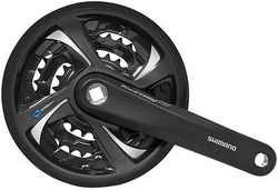 Crossové kliky Shimano FC-TX801, 48/38/28 - černá